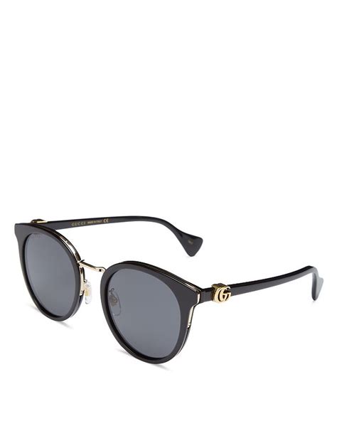 gucci 55mm round sunglasses|gg1324s.